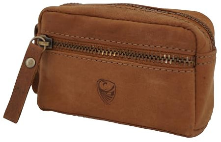 GERMANUS Schlüsseletui Schlüsselmäppchen Schlüsseletui 4051 (Hellbraun)