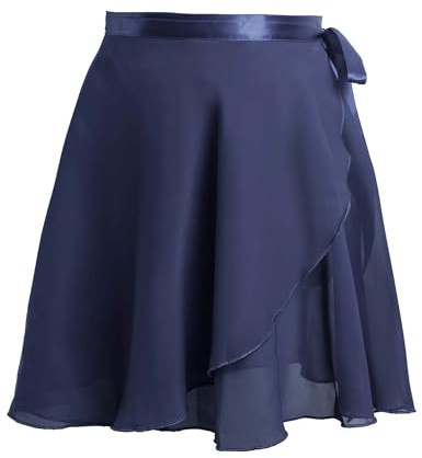 Jupes de ballet noires en mousseline de soie transparente pour filles et femmes
