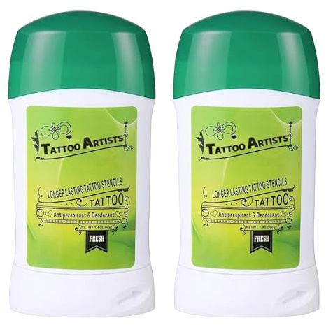 Tattoo Transfer Gel Stencil Gel - TONBAO Crema Gel per Trasferimento Tatuaggi Doppio Pack 2 x 51g per Professionista Formula Veloce Asciugatura Linee Chiare