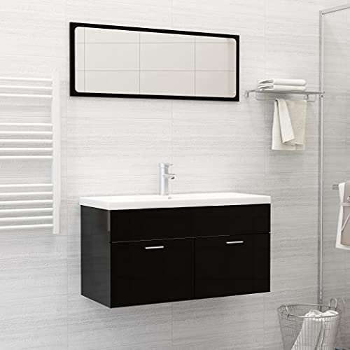 Genérico Lavabo Empotrado con Grifo cerámica Blanco 91x39x18 cm,Bricolaje,Fontanería,Piezas para fontanería,Lavabos y fregaderos,Lavabos-148626