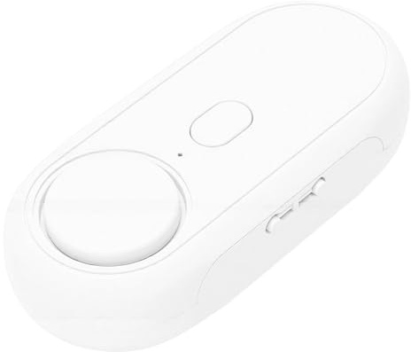 GOWENIC Alarma de Sensor de Rotura de Cristal, 65-120 DB |Detector de Vibración Antirrobo para Puertas y Ventanas, Sensibilidad Ajustable