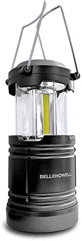 Taclight Lantern Pro by Bell+Howell Tac Lantern Cob LED Camping Flashlights Super Bright Portable Survival Lanterns Collapsible and Emergency Light for Hurricane Storms Power Outages as Seen on TV