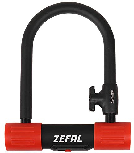 ZEFAL K-Traz U13, Antivol En U Vélo Haute Résistance - Arceau En Acier Très Solide - Câble De 120cm Optionnel - Cadenas Pour Vélo, Vélo Électrique, VTT, Trottinette, Scooter, Moto
