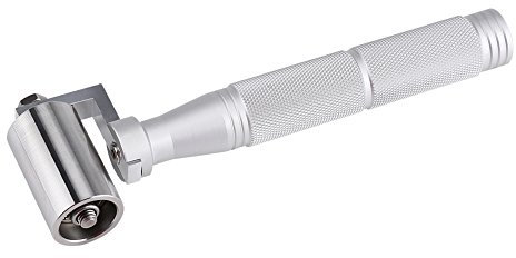 Zerodis 40mm Stainless Steel Wallpaper DIY Hand Roller Pressure Roller Paper Seam Roller