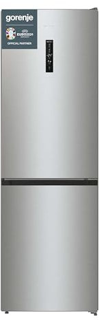 Gorenje NRK 619 DA2XL4 Kühl-Gefrierkombination/NoFrostPlus/Multiflow 360° / Convert FreshZone/AdaptTech/LED Display / 185 cm/Kühlteil 204 l/Gefrierteil 96 l / 38 dB/EEK: D/Edelstahl