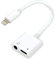 Waytex 11682 Adaptateur Lightning vers Jack pour écouteurs Audio et Lightning pour Charger Votre téléphone ou Tablette