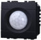 Sensore Movimento PIR Timer 2P 2M, Compatibile Con Bticino Living Light (Nero)