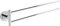 Villeroy & Boch Elements - Tender Handtuchhalter zweiarmig, Handtuchhalter Bad für Wandmontage, Handtuchstange aus Zink, Badetuchhalter rund, Länge 400 mm, Chrom