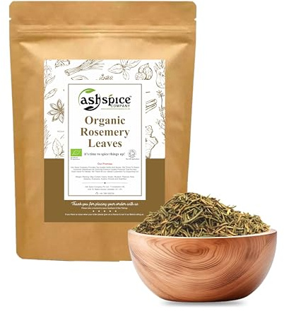 ORGANIC Rosemary Leaf Dried Herbs Premium Quality Certified by Soil Association 50g-1900g (450g)
