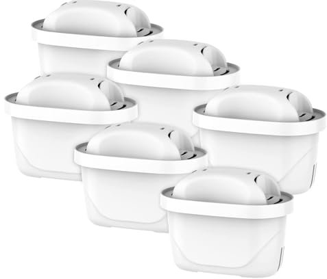 GLACIER FRESH Cartucce Filtranti per Acqua, Compatibili con Brita® Maxtra+® Plus, Maxtra Pro® All-in-1, Brita® Mavea® Maxtra+®, Style®, Marella®, Elemaris®, Riduce PFOA/PFOS (6)