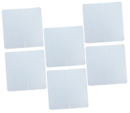 NUOBESTY 6pièces Lot de Chiffons Microfibre pour Nettoyage De Lunettes Lentilles Et Écrans Chiffons Essuyage pour Bijoux Et Verres
