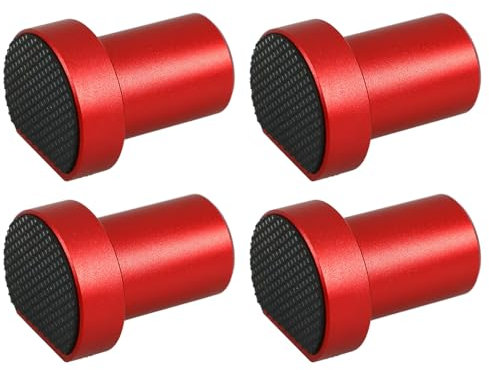 POPETPOP 4pcs Aluminium Alloy Bench Dogs for Workbench, Non-Slip Reusable Peg Stops for Woodworking, Easy to Install Sturdy Clamp Accessories for Wood Table