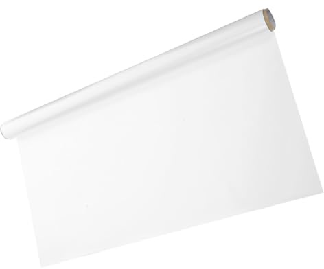 CORHAD Pizarra white Grande Adhesiva Electrostática para Pared 60X300 CM Borrable y Reutilizable Papel Pintado Removible para Escuela Oficina y Decoración Infantil