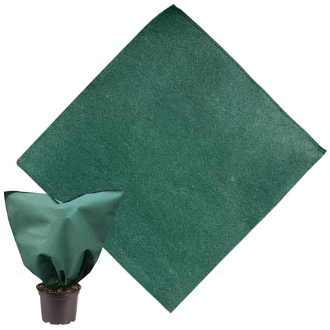 Coperture Antigelo per Piante | 50x50cm Isolamento Con Cerniera | Telo Antigelo Protezione dalle Gelate per Piante - Per Giardinaggio Di Fiori Arbusti Frutta In Giardino E Balcone