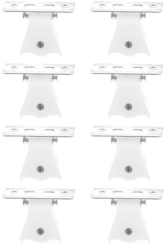 SUPVOX Accesorios para Cortinas Romanas 8 Piezas, Cierres de Cordón de Plástico para Persianas Bambú, Ruedas Deslizantes Compactas y Prácticas para Instalación y Bloqueo en Ventanas