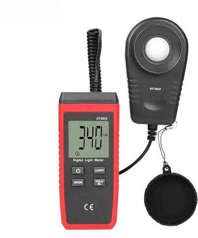 Ljusmätare, Ljusmätare Luxmeter Digital 200 000 LUX Luminans Lux Fc Test Max Min Illuminometrar Professionell fotometer