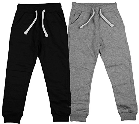 MINYMO pojkar Byxor Minymo 2-pack Sweatpants/Fritidsbyxor För Pojkar