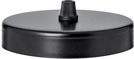 LEDSone Rosone da soffitto a 3 uscite, colore rame, perfetto per cavo flessibile in tessuto, piastra di montaggio in metallo da 120 mm con accessori per plafoniere e lampade da parete (3 uscite) (1