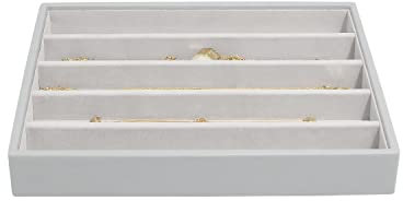 Stackers Grau Schmuckschatulle Klassisch Halsketten-Fach