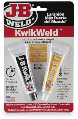 J-B Weld 8276SPA - Welding - Immediate - Cold - Reinforced Steel - Quick Formula - Epoxy - Cold Formula - - Multiple Surfaces (57 g)