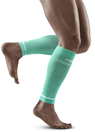 CEP - The Run Compresion Calf Sleeves para hombre | Calentadores para las piernas | Calentadores de compresión para hombre para la activación muscular eficaz de la pantorrilla, azul (ocean), 4
