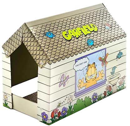 Cardboard Cat Kitten Pet Scratching House Multicoloured Scratch Pad board Home Animal Gift