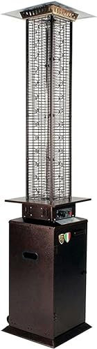 stufa a fungo per interni Riscaldatori Da Esterno Da Esterno 13KW, Riscaldatore A Gas Liquefatto Propano Con Ruote, Lampada Riscaldante Da Giardino Regolabile For Decorazioni Da Giardino For Feste In
