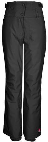 killtec Mädchen Skihose/Funktionshose mit Schneefang KSW 212 GRLS SKI PNTS, schwarz, 176, 43649-000