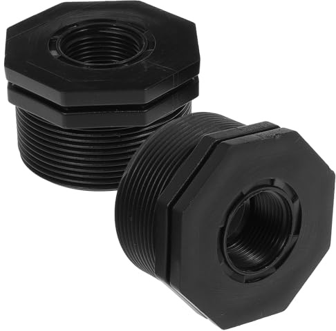FONDOTIN Raccordo Filettato per Serbatoi d'Acqua Adattatore 3/4 Pollici 2 Pezzi Facile Installazione per Acquari e Giardinaggio