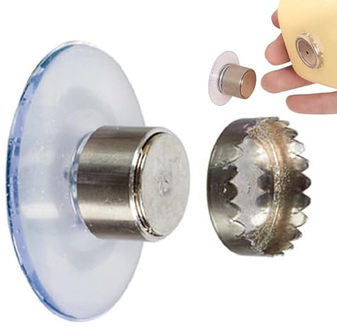 Soporte magnético para jabón de Pared | ahorrador de jabón con | TPR de Acero Inoxidable 4 cm | Resistencia al óxido 200 g | Soporte para Ahorrar Espacio para jabón de Piezas en el