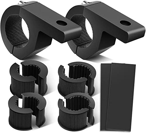 Gebildet 2-Pack Light Bar Monteringsfästen LED-ljus Horisontell Stång Rörklämma Passar på Takhållare Rullburhållare för ATV UTV Truck, 0.75/1/1.25(19-30mm)