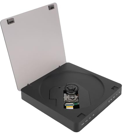 Bewinner All Region DVD-spelare med HD-multimediagränssnitt AV-utgång USB-ingång, Kompakt CD DVD RW VCD-spelare för TV Projektor Display Hem RV Travel