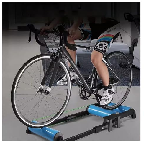 Rodillos Plegables para Bicicletas Rodillos de Bicicleta Soporte Ajustable para Entrenador de Bicicleta, portátil y Que Ahorra Espacio, Rodillo de Bicicleta de Alto Rendimiento