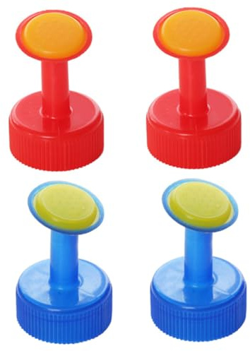 Flaska topp vattnare plast dryckesflaska vattningsmunstycke sprinklerhuvud för växter trädgårdsarbete 4 st vattenkanna munstycke topp sprinkler vattnare