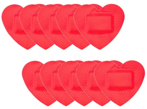 HEALEEP Vendajes Adhesivos Transpirables para Heridas en Forma de 10 y Fáciles de Rasgar, Protección Cuidado de Heridas Pequeñas