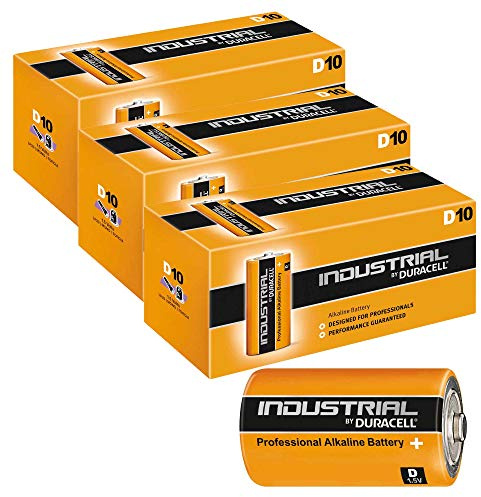 30 x D Duracell Industrial MN1300 LR20 Mono Alkaline Battery Radio Torch Procell