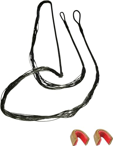 KESHES Dacron Bow String for Traditional and Recurve Bow - Bowstring 12,14,16 Strands - All Length Sizes from 44-70 Inches (AMO 58 (actual 54), 12 Strands (recommended for up to 40lb.))