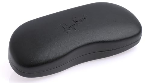 Ray-Ban Estuche rígido para gafas con paño | 2 tamaños (Large | Negro mate | Duro)