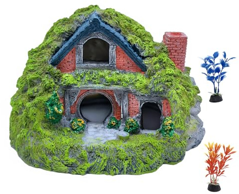 M2cbridge Antique Roman Column Ruins European Castle Aquarium Decorations Fish Tank Hideout Rocks (Fairy Garden)