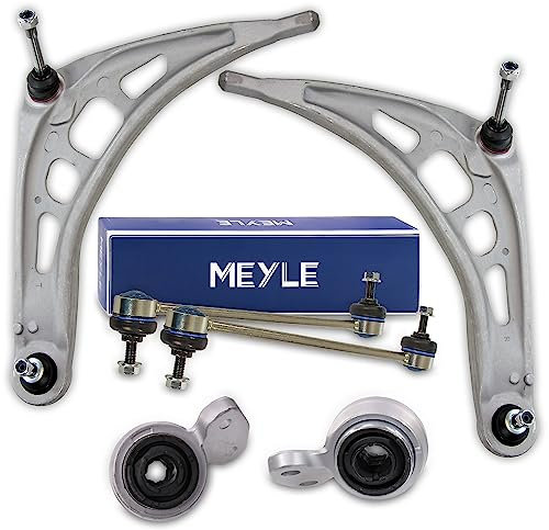 ATEC Germany 2x asse anteriore a quadrilatero inferiore sinistro e destro con cuscinetto, 2x asta di accoppiamento anteriore Compatibile con BMW Serie 3 (E46), Z4 (E86) (E85)