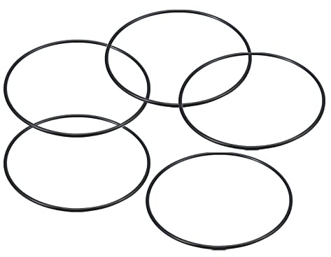 PATIKIL Joint Torique en Caoutchouc Nitrile 95mm OD 90mm ID 2,65mm Largeur, 5 Joints Etanchéité Métriques pour Robinet Plomberie Réparation Automobile, Noir