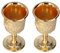 Leopacat Copa de CáLiz Vintage, Copas Gótica Medieval de Vino Oro Antiguo Vintage Taza Estilo Real Vintage Metal con PatróN de Flores En Relieve para Adornos Fiesta ColeccióN para el Hogar