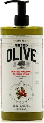 Korres Pure Greek Olive Showergel Pomegranate 1lt x 2