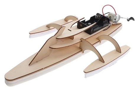 CIYODO Kit de de Eléctrico de Madera para Adultos Rompecabezas de Barco Vela DIY con Motor Proyecto Educativo para Escuela y Actividades Familiares