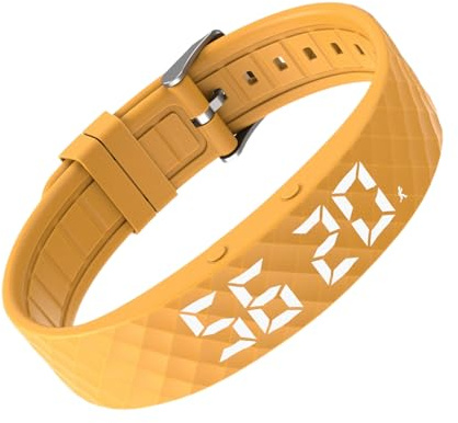 Braccialetto Con Allarme Silenzioso,Orologio da Polso Indossabile con Timer Silenzioso,Orologio Da Polso Con Sveglia Vibrante Regolabile - Adatto Per Donne Uomini Adulti Ragazze Bambini Anziani