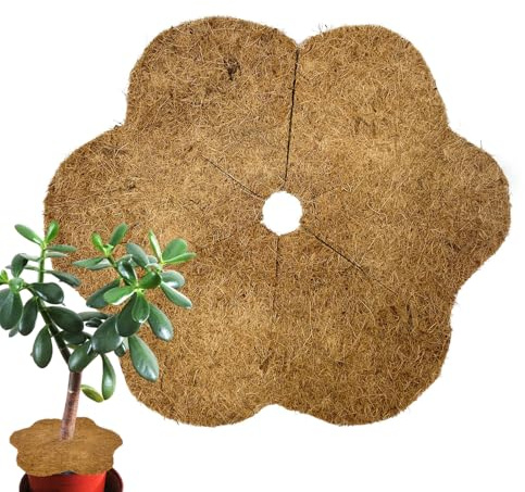 Anelli Di Pacciamatura Per Alberi | Disco Per Copertura Del Terreno In Fibra Di Cocco Naturale,Anello Di Protezione Per Alberi In Fibra Di Cocco Naturale,Per Interno, Esterno, Giardino, Cortile,