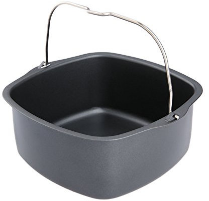 Yetaha Baril à Gâteau Carré, Moule à Gâteau Air Fryer Plat de Cuisson, HD9925/00 Accessoires de Cuisson Friteuse à Air Chaud pour HD9925, HD9232, HD9647, HD9641