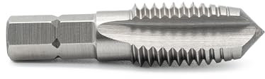 BAER HSSG Bit-Gewindebohrer M 8 x 1,25 - Gewindeschneider metrisch - Gewinde schneiden Akkuschrauber