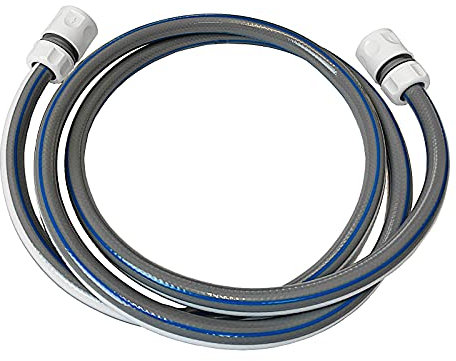 Garden Hose with 2 Connectors - Pipe Extension to Connect Hose Reel to Your Tap (10m)