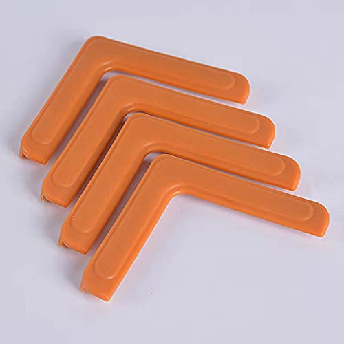 Protezione angolare in gomma per angoli del tavolo, paracolpi per angoli del tavolo per bambini, utilizzato per proteggere gli angoli del tavolo e gli angoli dei mobili (Wood color,4)